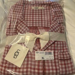 BNWT UGG Pajama set XL—button down shirt with shorts